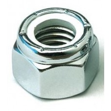 Chrome Nylon Insert Lock Nut 10-32